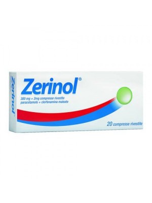ZERINOL*20CPR RIV 300MG+2MG