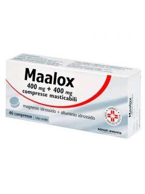 MAALOX*40CPR MAST 400MG+400MG