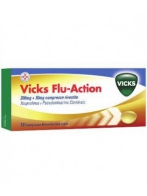 VICKS FLU ACTION*12CPR200+30M