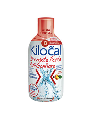 Kilocal drenante forte - gusto tropicale 500ml