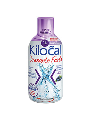 Kilocal drenante forte - gusto mirtillo 500ml